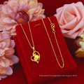 Shangjie OEM joyas Christmas Gift Fashion Heart Necklace Jewelry Gold Placer Necklaces for Women Apple Pendants for Necklace